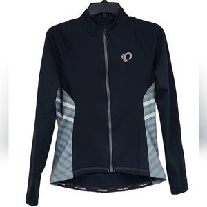 Pearl Izumi Select Pursuit Thermal Bike Jersey - Women's LS Black Stripe